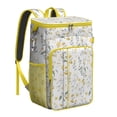 thumbnail image 1 of Floral and Leopard Print Backpack Cooler - High Capacity 20L, Lightweight & Durable for Travel and Outdoor Use, 1 of 5
