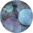 thumbnail image 1 of Ahgly Company Machine Washable Indoor Round Transitional Iceberg Blue Area Rugs, 7' Round, 1 of 7