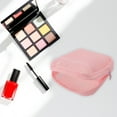 thumbnail image 4 of Unique Bargains 1 Pc Durable Grid Makeup Bag Pink Polyester, 4 of 6