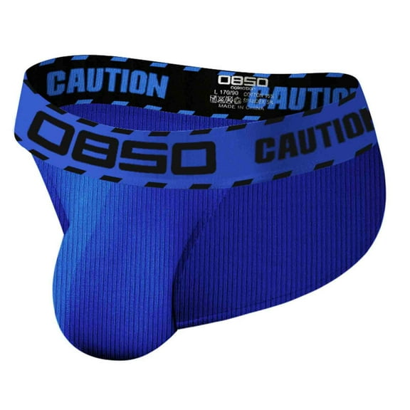 Zuwimk Mens Underwear Thong,Men's Pouch Boxer Briefs Micro Modal Underwear Blue,XL
