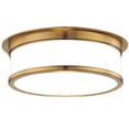 thumbnail image 2 of Hudson Valley HV-715-AGB Flush Mount Light Fixture Aged Brass, 2 of 2