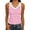 Pink*, variant on RUTAYY Women's Tank Tops Summer Ribbed Knit Camisole Sleeveless Tops V-Neck Solid Color Casual Daily Wear Elegant Holiday Vest