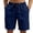 a-110Navy56, variant on FINALGANG Mens Solid Color Elastic Waist Drawstring Shorts With Large Patch Pockets Relaxed Fit Quick Dry Lightweight For Fathers Day Gift Summer Daily Casual Wear Soft Bottoms