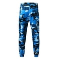 thumbnail image 3 of sususu Baggy Pants Men,Men's Casual Sweatpants Soft Comfort Loose Fit Wide Leg Trousers for Athletic Running Jogging and Everyday Wear - Blue, 3 of 5