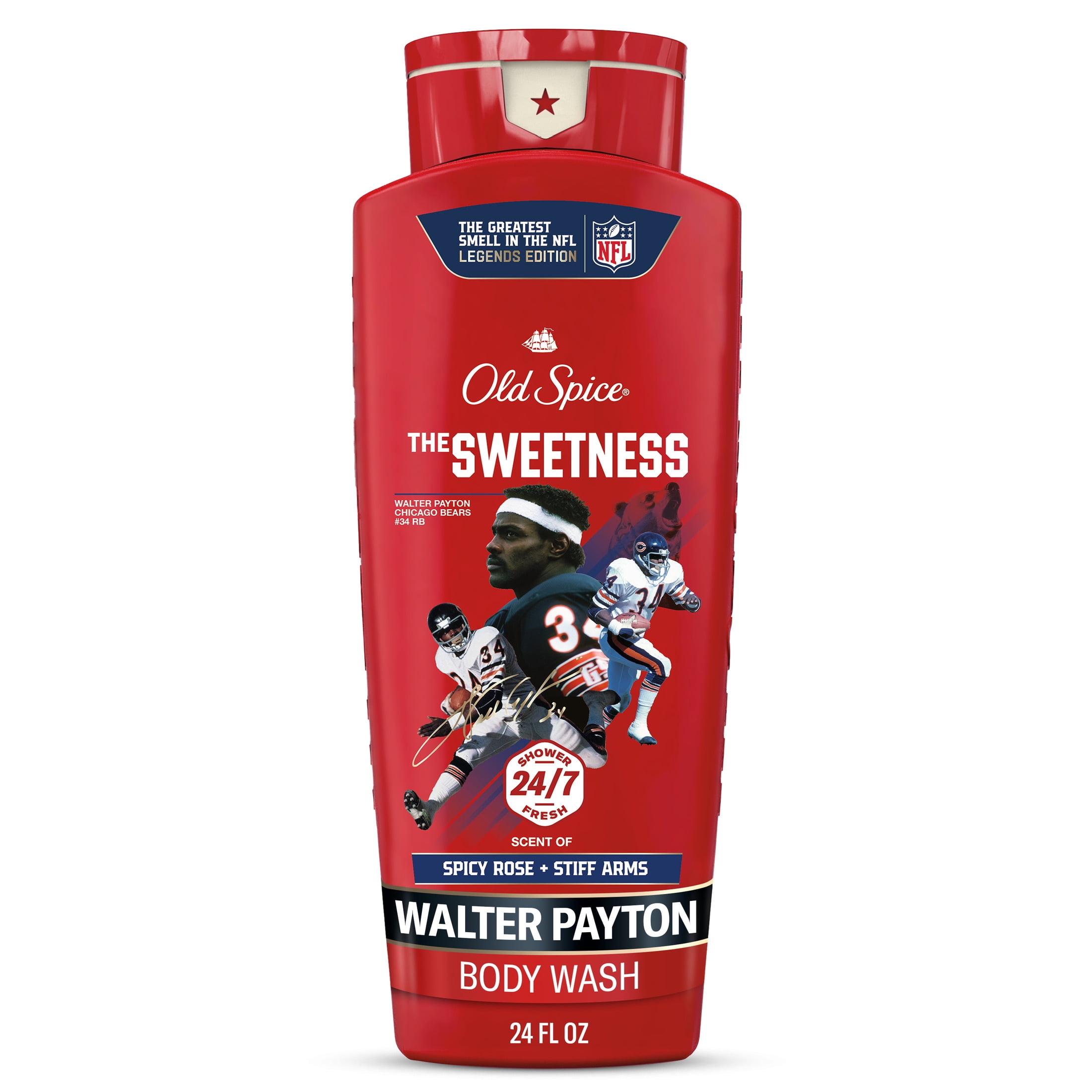 Old Spice, Body Wash for Men, NFL CeeDee Lamb, 24oz, Teak + Toe