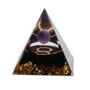 5cm Orgonite Pyramid for Positive Energy Healing Crystal Pyramid Meditation Orgonite Pyramids Chakra Zodiac Energy Generator Taurus