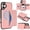 Pink, variant on Allytechgroup 2 In 1 Wallet Case for Apple iPhone 16, Detachable Cards Holder Magnetic Back Cover [Compatible with Magsafe] Anti-Scratch Drop Proof Phone Case Shell for Women Men, Pink