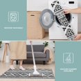 thumbnail image 6 of Black Geometric Triangle Diamond Pattern Kitchen Rugs Sets Of 3,Kitchen Runner Rugs Non Skid Washable,Decorative Kitchen Floor Mats for Kitchen,Sink,Laundry,17"x30"+ 17"x47" + 17"x59", 6 of 6