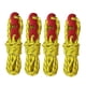 thumbnail image 5 of 4 Uds cuerdas para tienda de campaña cuerda reflectante cuerda de nailon ligero para exteriores Guy Lines Amarillo Cola Cuerda para tienda de campaña, 5 of 8