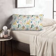 thumbnail image 6 of Lsque Cartoon Animals Pattern Pillow Case – Soft & Cozy Throw Pillow Cover, Hypoallergenic Cushion Case for Sleeping Women with Envelope Closure-16"x24", 6 of 6