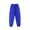 Blue, variant on Jgppe Kids Baby Boys Girls Sweatpants Quick Dry Elastic Solid Color Outdoor Pant with Pockets 8-14Years