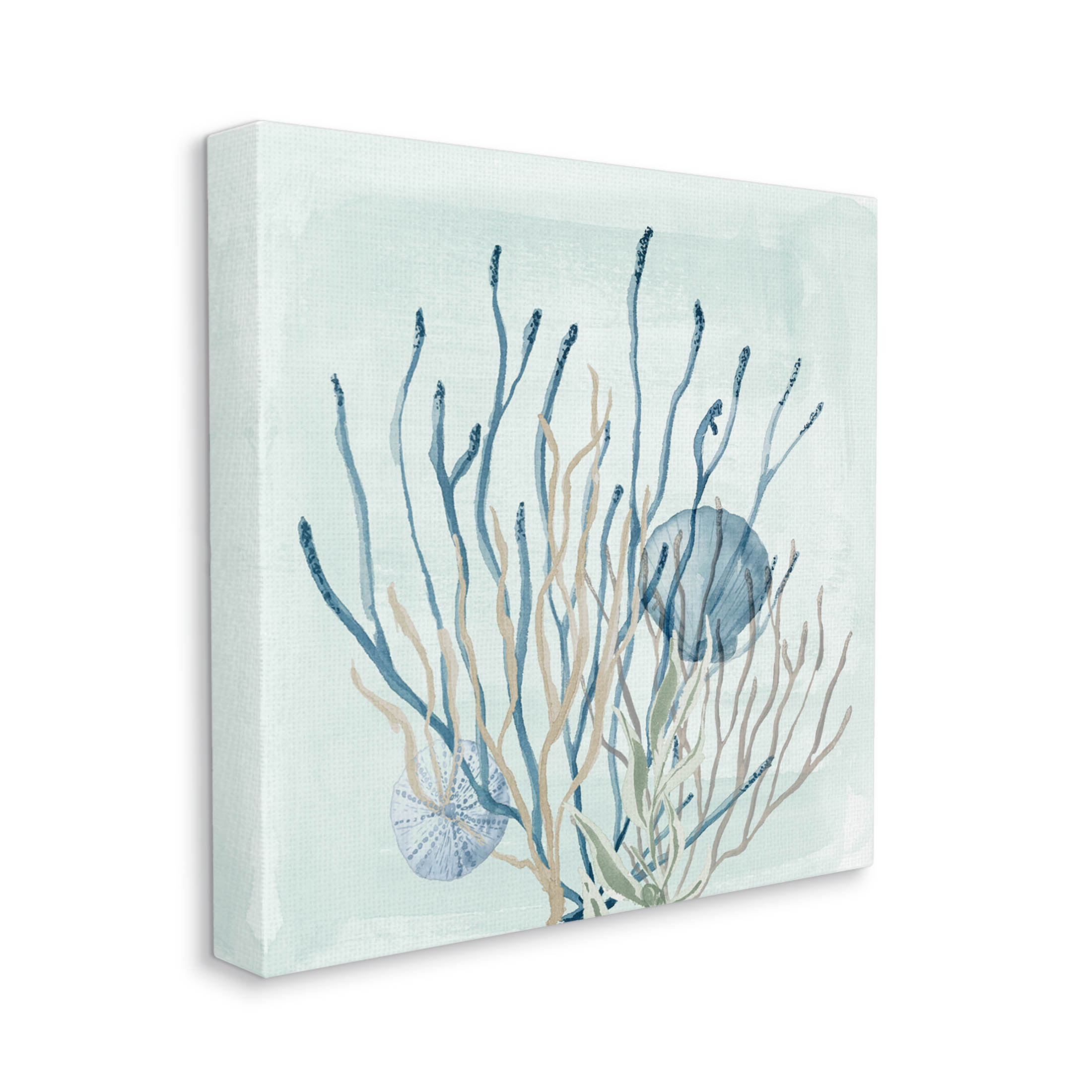 Coral Reef Underwater Seashells Animals & Insects Graphic Art Gallery Wrapped Canvas Print Wall Art