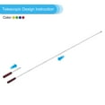 thumbnail image 4 of Unique Bargains 1.2M/4ft Telescopic Handheld Flagpoles,4Set Pointer Stick w Sponge Handle 4color, 4 of 8