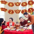 thumbnail image 4 of Eespoir Year's Eve Decoration Door Hanging, Spring Festival Door Curtain, Holiday Door Decor for Shopping Mall, Home, Party, New Year Props, 4 of 5