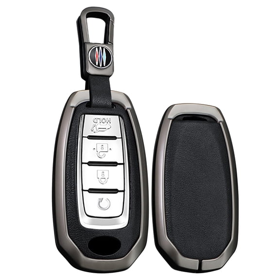 Key Fob Cover Fit For Infiniti Q50 Q60 2019-2022, QX50 2020-2021, QX55 2022, QX60 2019-2020 etc Key Case Protector Keychain Key Holder