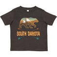 thumbnail image 3 of Inktastic South Dakota Vacation Bear Silhouette Boys or Girls Toddler T-Shirt, 3 of 5