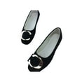thumbnail image 3 of Fangasis Womens Flat Shoes Anti-Slip Casual Shoe Comfort Flats Work Lightweight Pumps Black 6.5, 3 of 3