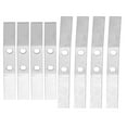 thumbnail image 2 of Noref 8pcs Steel Rear Axle Leaf Spring RC Car Accs Kit Fit For WPL D12 1/10 RC Truck, 2 of 8