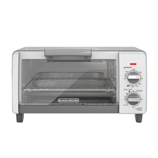 Horno Tostador Black & Decker con Freidora de Aire TO1785SG-LA Plateado