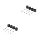 thumbnail image 1 of Vogacara 4 piezas 1/10 RC Crawler Hexagon Bond Monster Trucks Escalada Vehículo todoterreno Metal Boy Toys Reemplazo para SCX10 Black Type2 NO2, 1 of 6