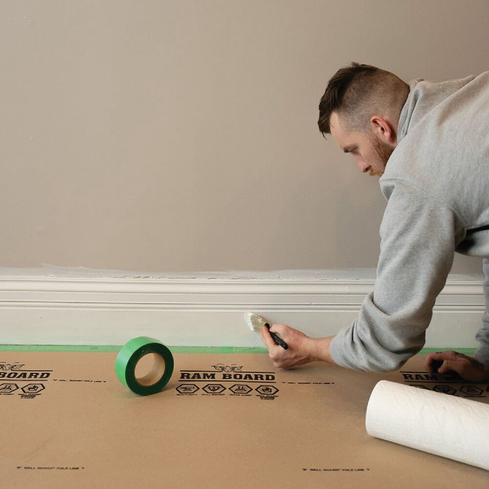 Ram Board 2 In. W x 164 Ft. L 90-Day Clean Release Edge Floor Protection Tape