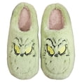 thumbnail image 4 of Pantuflas de peluche de Grinch, pantuflas peludas de monstruo verde, pantuflas transpirables de monstruo, pantuflas térmicas navideñas para hombre y mujer, 4 of 9