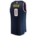thumbnail image 3 of Men's Fanatics Christian Braun Navy Denver Nuggets 2022 NBA Draft First Round Pick Fast Break Replica Player Jersey -, 3 of 3