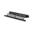 thumbnail image 1 of Ortronics Horizontal Cable Manager, Single Sided - Rack cable management panel (horizontal) - black - 1U - 19", 1 of 1