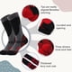 thumbnail image 3 of Calcetines de esquí para niños, paquete de 2 pares de calcetines de snowboard para niños y niñas pequeños, diseño sobre la pantorrilla con puño antideslizante, 3 of 6