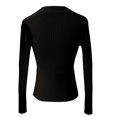 thumbnail image 5 of QASIEATN Sweaters for Graceful Women Fashion, Autumn and Winter Warm V Neck Low Neck Belted Long Sleeved Base Shirt, Womens Fall Tops, 5 of 5