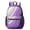 Purple and Gold Marble Pattern, variant on White and Copper Marble Pattern 17" Waterproof Oxford School Backpacks for Teens, S-Shape Padded Straps, for School, Travel, Hiking, Camping