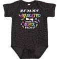 thumbnail image 3 of Inktastic My Daddy Graduated and I'm Super Proud Boys or Girls Baby Bodysuit, 3 of 5