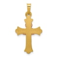 thumbnail image 4 of FB Jewels 14K Two Tone Gold Claddagh Cross Pendant, 4 of 4
