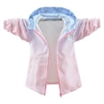 thumbnail image 3 of Esho Boys Girls Hooded Jackets Coats Kids Autumn Casual Printed Windbreaker Outerwear 4-14T, 3 of 8