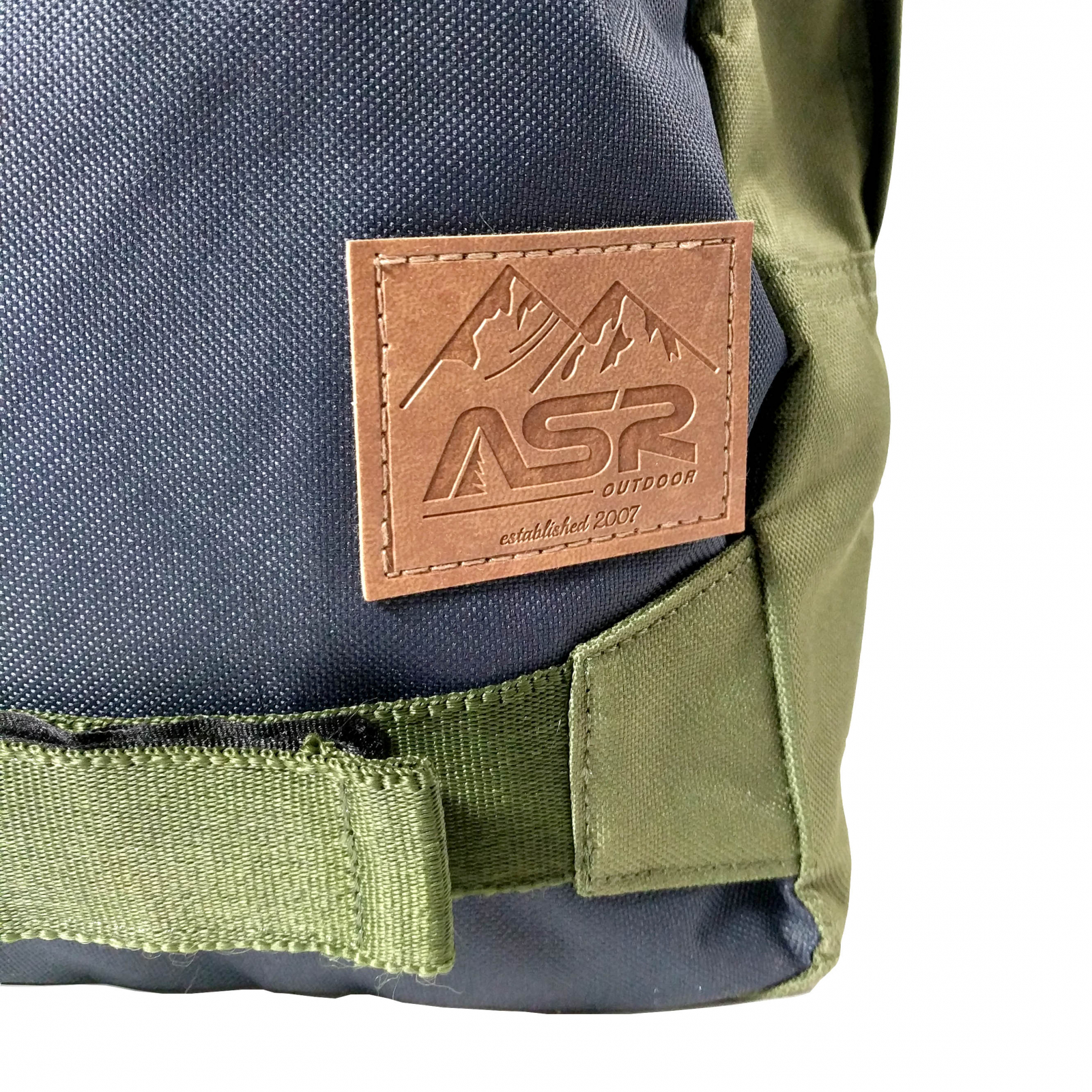 ASR Outdoor 19L Griptape Backpack Dual Zip Two Tone Navy OD Green - image 3 of 7