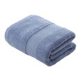 thumbnail image 1 of Toalla de algodón de rizo, suave y absorbente, agradable para la piel, de color sólido, jacquard, para ducha, para el hogar, baño, spa, salón de belleza., 1 of 8