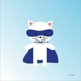thumbnail image 2 of Great Art Now Cat Super Hero by Ann Kelle, Framed Wall Art, 14W x 14H, 2 of 3