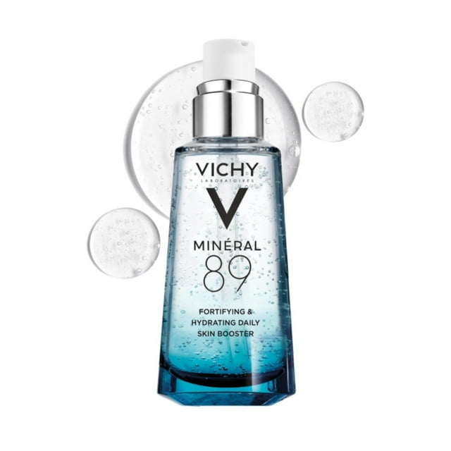 1,7 fl oz Booster Mineral 89, Suero de Ácido Hialurónico Puro para Rostro con Agua Mineral Volcánica para Reparación de la Barrera Cutánea