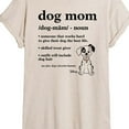 thumbnail image 3 of 101 Dalmatians - Dog Mom Definition - Women's Oversized Graphic T-Shirt, 3 of 5