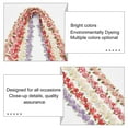 thumbnail image 4 of 1Set 5 Colors Flower Trim Ribbon Floral DIY Lace Applique Sewing Craft Rose Lace Edge Trim Decorating Embroidered Polyester for Wedding Dresses Embellishment DIY Party Decor Clothes 5 Yards, 4 of 7