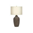 thumbnail image 2 of Lighting Fixtures Lighting, 27"h, Table Lamp, Grey Ceramic, Beige Shade, Contemporary,Table Lamps, 2 of 7