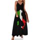 thumbnail image 1 of Vestido sin mangas con la bandera italiana de Italia, ropa de verano, vestido de noche para mujer, vestido morado, 1 of 7