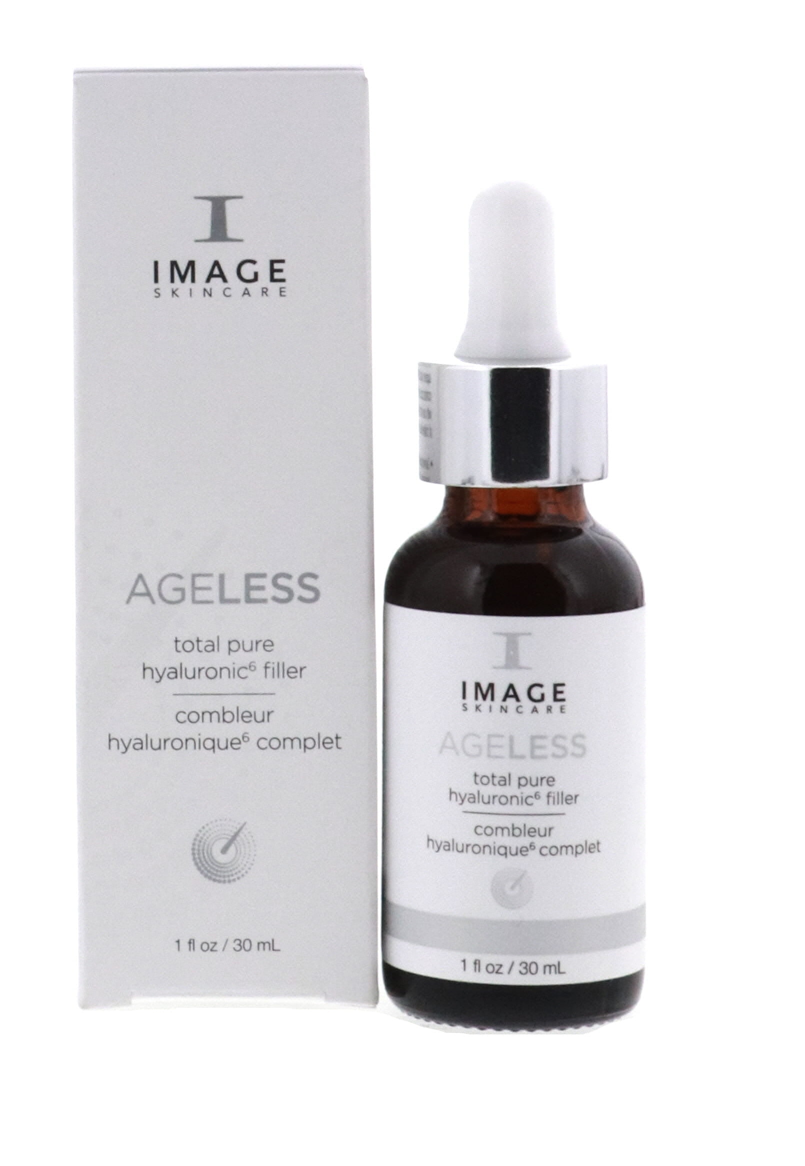 IMAGE Skincare, AGELESS Total AKF18 Pure Hyaluronic 6 Filler, Facial Hydration Serum, Fill in Look of Fine Lines and Smooth Appearance of Wrinkles, 1 fl oz