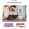 thumbnail image 5 of [PST] Samsung Galaxy S23 Ultra (6.8") Kickstand Rotating Ring Case, Anti-Drop Hybrid Magnetic Hard Kickstand Case Cover with Ring Stand, 5 of 5