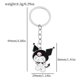 thumbnail image 1 of Kuromi-llaveros con colgante de Metal esmaltado para mujer, llaveros Kawaii de Sanrio para mochila, accesorios de joyería bonitos para coche, 1 of 4
