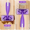 thumbnail image 3 of Reusable Mop Pads Compatible with Swiffer Wet Jet, Wet Jet Pads Refills for Swiffer Mop, 3 Pack Microfiber Replacement Pads for Hardwood Floor Cleaning, Dry Wet Mopping Cloths for 12" Wet Jet Refill, 3 of 5