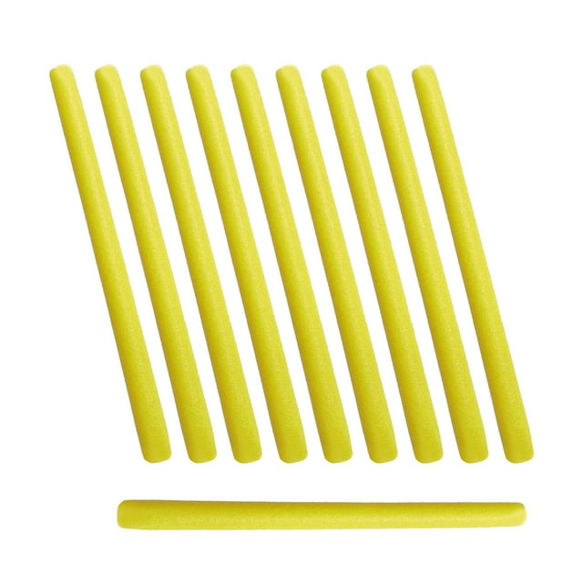 10 fundas de espuma de repuesto Sunnimix Amarillo Mangas de trampolín