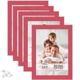 Icona Bay 5x7 Red Picture Frames, 5 Pack, Bliss Tabletop Frames ...