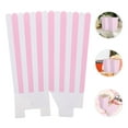 thumbnail image 3 of LOLIPPYY 40-Pack Striped Popcorn Buckets - Paper Containers for Movie Night, Carnival, Circus, French Fries, Candy, and Cookies, 3 of 7
