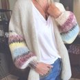 thumbnail image 2 of Vedolay Cardigan Sweaters for Women Lightweight Cardigan Comfy Going Out Fall Coat White,XL, 2 of 2